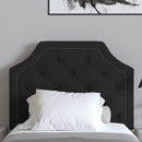 Provence Platform Bed with Slatted Support and Accent Nail Trim