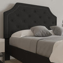 Provence Platform Bed with Slatted Support and Accent Nail Trim