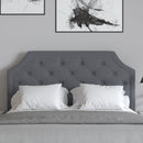 Provence Platform Bed with Slatted Support and Accent Nail Trim