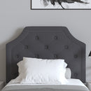 Provence Platform Bed with Slatted Support and Accent Nail Trim