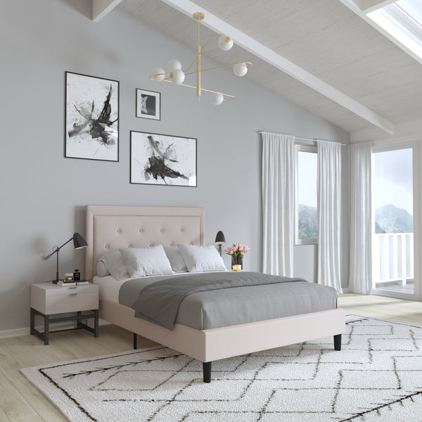 Annette upholstered sale platform bed frame