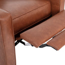 Darcy Mid-Century Modern Faux Leather Tufted Upholstery Ergonomic Push Back Living Room Recliner