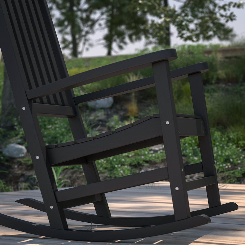 Hillford Poly Resin Indoor/Outdoor Rocking Chair