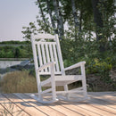 Hillford Poly Resin Indoor/Outdoor Rocking Chair