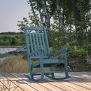 Hillford Poly Resin Indoor/Outdoor Rocking Chair