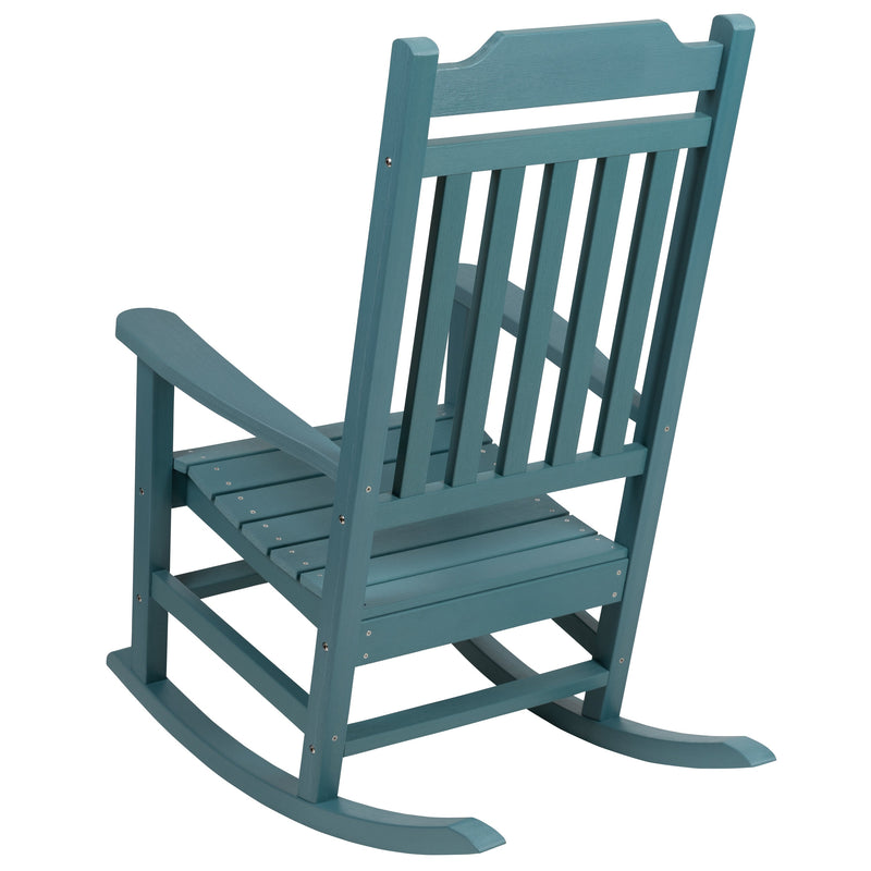 Hillford Poly Resin Indoor/Outdoor Rocking Chair