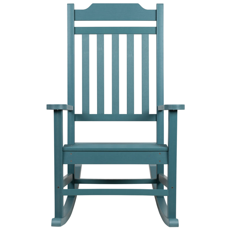 Hillford Poly Resin Indoor/Outdoor Rocking Chair