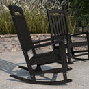 Set of 2 Hillford Poly Resin Indoor/Outdoor Rocking Chairs