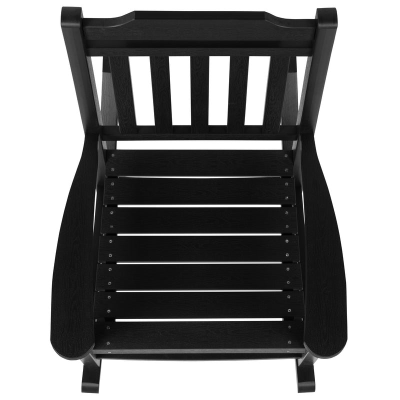 Set of 2 Hillford Poly Resin Indoor/Outdoor Rocking Chairs