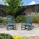 Set of 2 Hillford Poly Resin Indoor/Outdoor Rocking Chairs