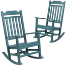 Set of 2 Hillford Poly Resin Indoor/Outdoor Rocking Chairs