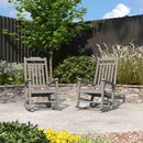 Set of 2 Hillford Poly Resin Indoor/Outdoor Rocking Chairs