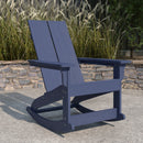 Wellington UV Treated All-Weather Polyresin Adirondack Rocking Chair
