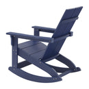 Wellington UV Treated All-Weather Polyresin Adirondack Rocking Chair