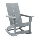 Wellington UV Treated All-Weather Polyresin Adirondack Rocking Chair