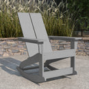 Wellington UV Treated All-Weather Polyresin Adirondack Rocking Chair