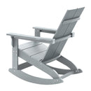 Wellington UV Treated All-Weather Polyresin Adirondack Rocking Chair