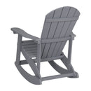 Atlantic All-Weather Polyresin Adirondack Rocking Chair with Vertical Slats
