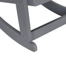 Atlantic All-Weather Polyresin Adirondack Rocking Chair with Vertical Slats