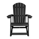 Atlantic All-Weather Polyresin Adirondack Rocking Chair with Vertical Slats
