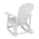 Atlantic All-Weather Polyresin Adirondack Rocking Chair with Vertical Slats