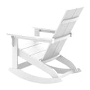 Set of 2 Wellington UV Treated All-Weather Polyresin Adirondack Rocking Chair
