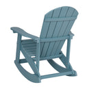 Set of 2 Atlantic All-Weather Polyresin Adirondack Rocking Chair with Vertical Slats