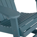 Set of 2 Atlantic All-Weather Polyresin Adirondack Rocking Chair with Vertical Slats