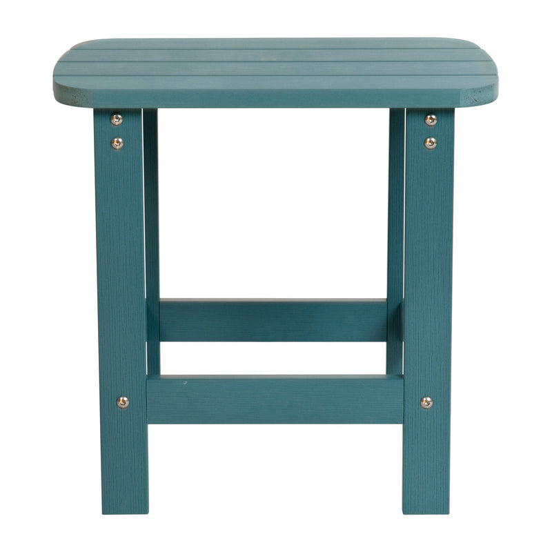 Atlantic 3 Piece Adirondack Patio Furniture Set Includes 2 All-Weather Rocking Chairs and Side Table