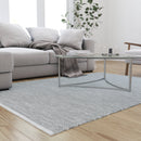 Indoor/Outdoor Handwoven Diamond Patterned Area Rug