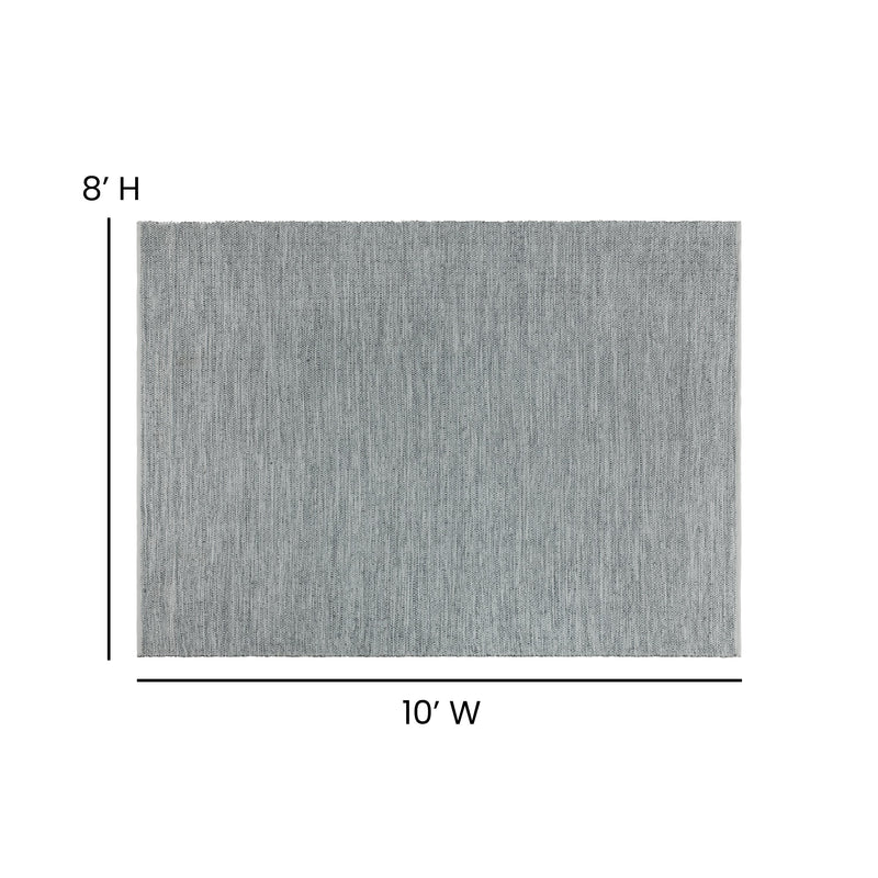 Indoor/Outdoor Handwoven Diamond Patterned Area Rug