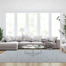 Indoor/Outdoor Handwoven Diamond Patterned Area Rug