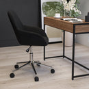 Roma Home Office Bucket Style Chair with 360 Degree Rotating Swivel On Chrome Frame