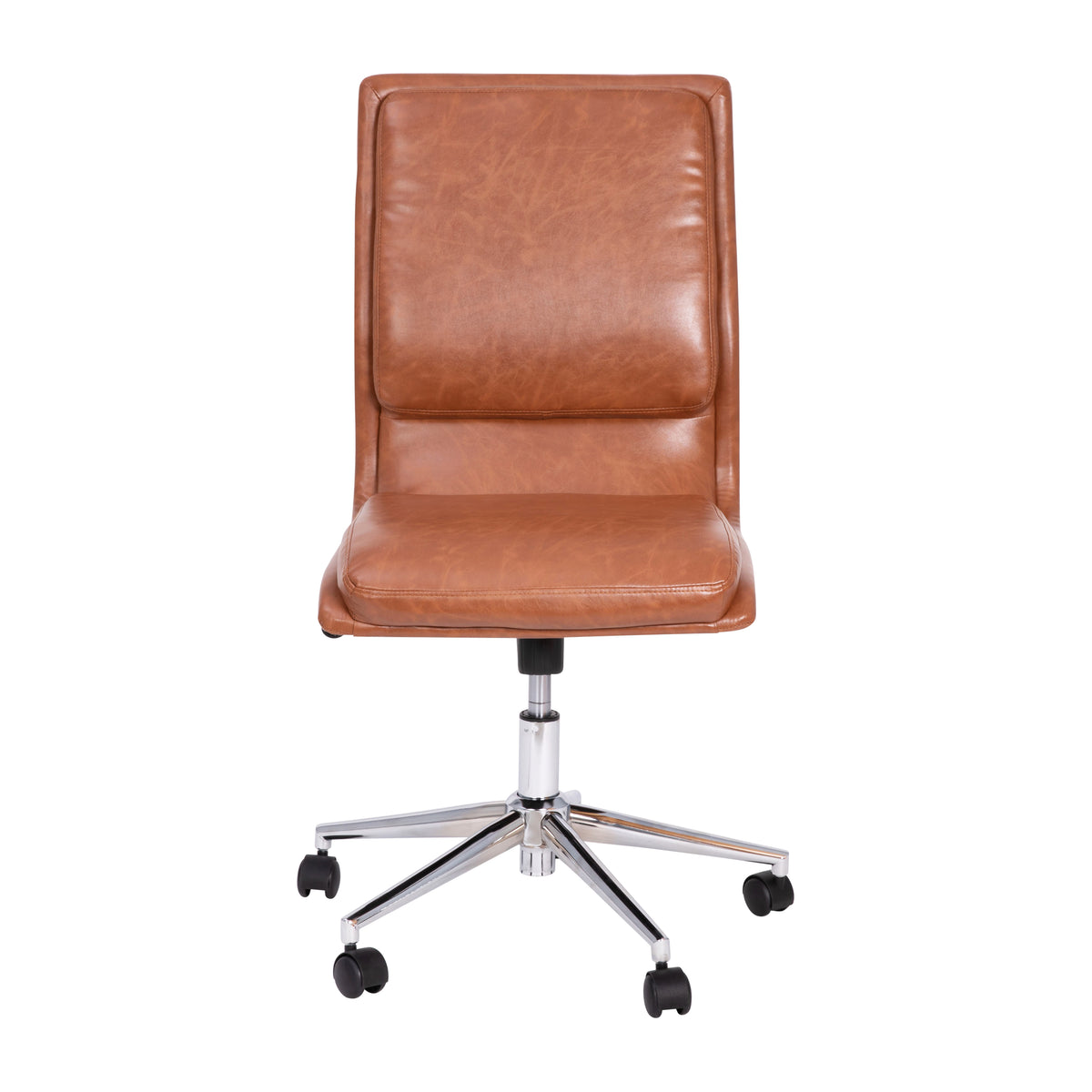Artemis Mid-Back Armless Home Office Chair with Height Adjustable Swiv