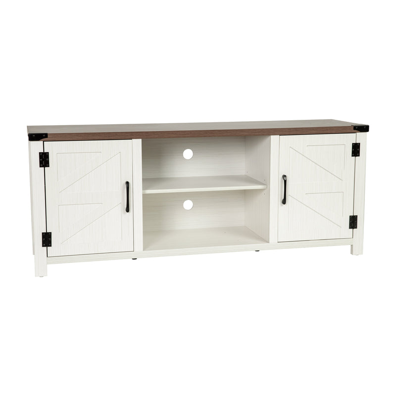 Cambria Barn Door Style 59" TV Stand