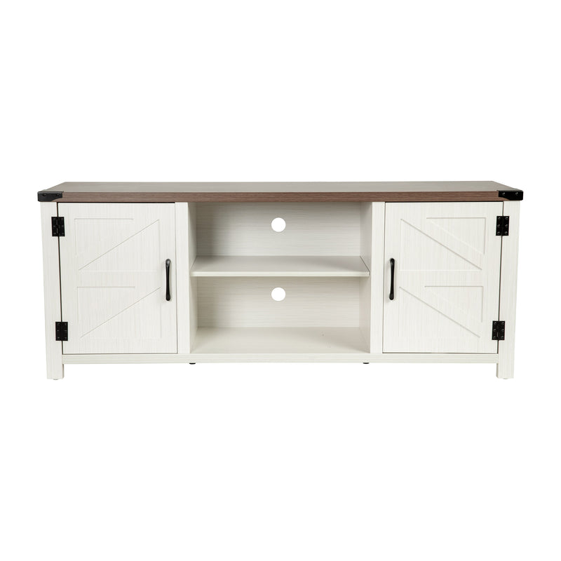 Cambria Barn Door Style 59" TV Stand