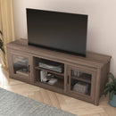 Galena Traditional Full Glass Door 65" TV Stand