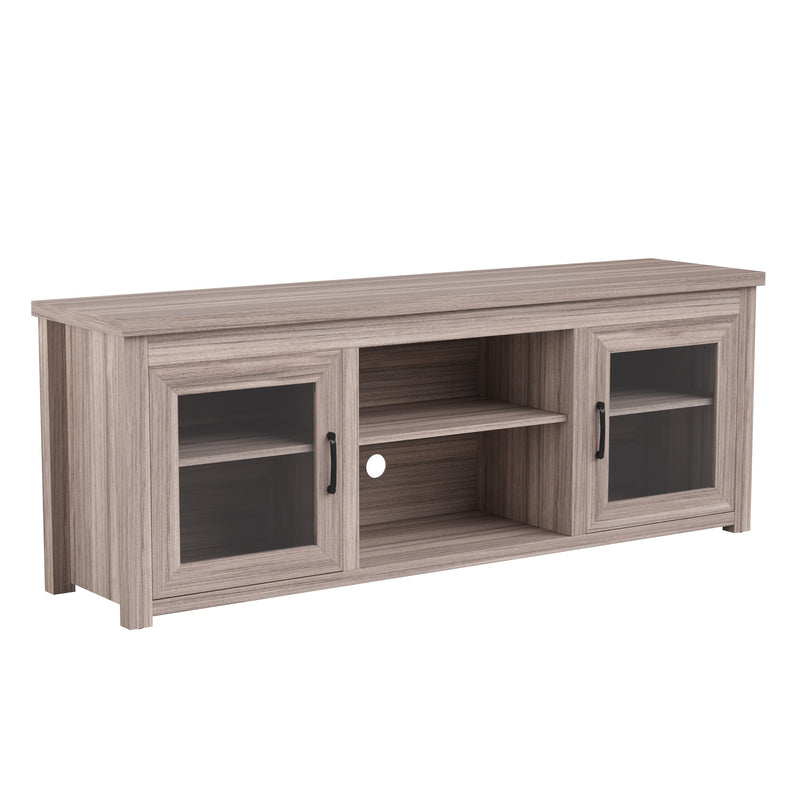 Galena Traditional Full Glass Door 65" TV Stand