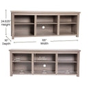 Fincastle 6 Cubby 65" TV Stand