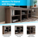 Fincastle 6 Cubby 65" TV Stand