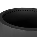 Aries 19.5" Portable Finished Steel Smokeless Wood Burning Outdoor Firepit with Waterproof Cover