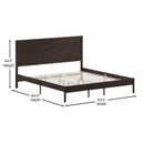 Ketner Solid Wood Platform Bed with Wooden Slats and Headboard, No Box Spring Needed