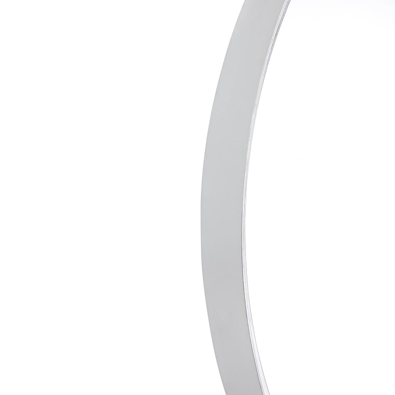 Monaco Round Deep Frame Accent Mirror Round Metal Framed Wall Mount Mirror