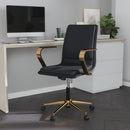 Artemis Mid-Back Home Office Chair with Armrests, Height Adjustable Swivel Seat