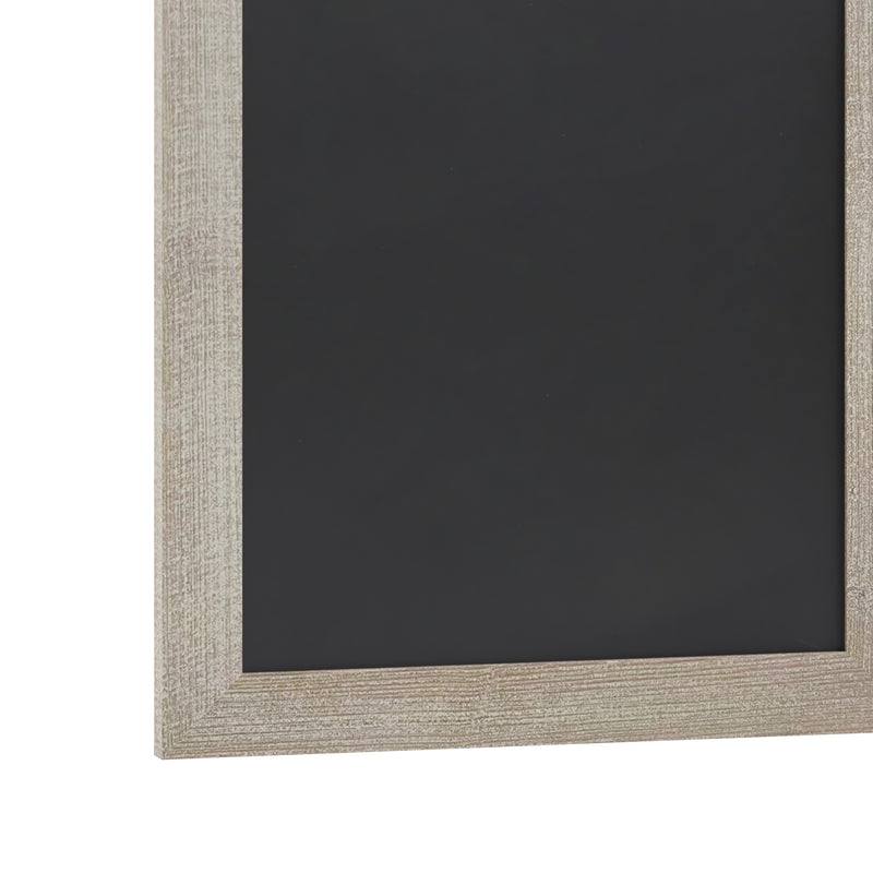 Magda 18" x 24" Weathered Wall Mount Magnetic Chalkboard Sign, Hanging Wall Chalkboard Memo Board