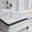 Luna 10 Inch Hybrid Mattress CertiPUR-US Certified Foam & Pocket Spring Mattress in a Box