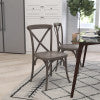 Bardstown X-Back Bistro Style Wooden High Back Dining Chair