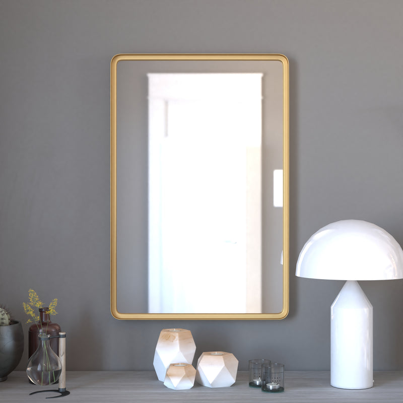 Jinny Metal Deep Set Wall Mirror
