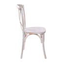 Bardstown X-Back Bistro Style Wooden High Back Dining Chair
