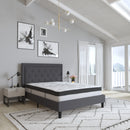 Luna 10 Inch Hybrid Mattress CertiPUR-US Certified Foam & Pocket Spring Mattress in a Box